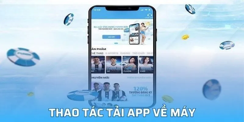 Cài đặt ứng dụng nhà cái đối với IOS